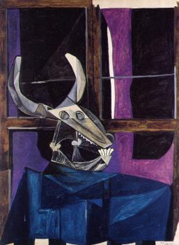Pablo Picasso : still life with steer's skull